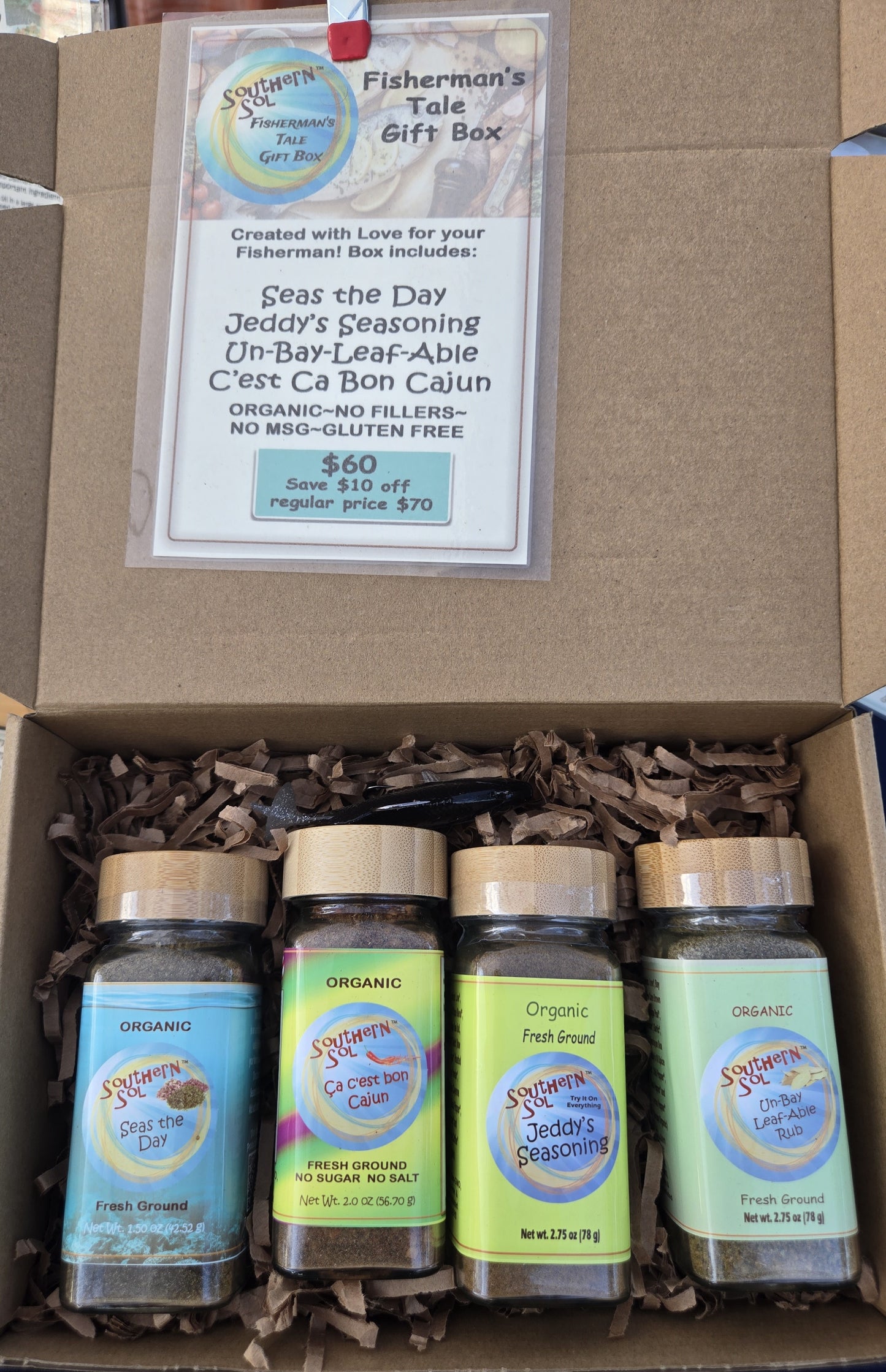 Seas the Day -Seafood Seasoning - Southern Sol