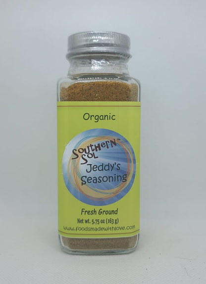 Jeddy's Seasoning Large Glass Bottle - Southern Sol All Purpose Seasoning
